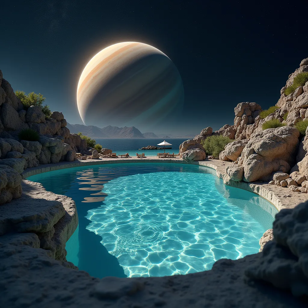 Piscine Antigravité